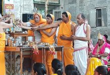 आयोजक पाटनी परिवार का सभी यात्रियों ने किया ऐतिहासिक स्वागत सम्मान