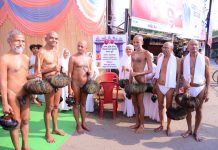 गोंदिया मे हुआ जन्मभूमि गौरव दीगम्बराचार्य पुष्पदंत सागर जी द्वार का निर्माण भूमि पूजन साधना महोदधी अंतर्मना आचार्य श्री प्रसन्नसागर जी महाराज के पावन प्रेरणा