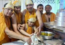 श्री दिगंबर जैन (बड़ा) मंदिर में नेमीनाथ भगवान का निर्वाणोत्सव का आयोजन