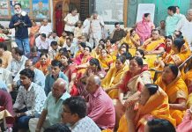 आचार्य सौरभ सागर महाराज का सोमवार को बापू नगर में मंगल प्रवेश