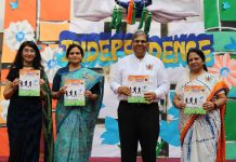 भारतीय विद्या भवन विद्याश्रम प्रताप नगर जयपुर में देश प्रेम की बही धारा