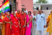 मोक्ष कल्याणक महोत्सव पर आचार्य108 धर्म सागर जी महाराज की गंभीरा पैदल यात्री पहुंचे