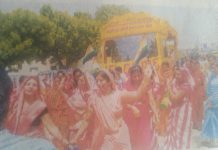 देई जैन समाज ने अयोध्या रथ का भव्य स्वागत सम्मान किया