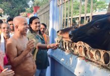 आचार्य प्रमुख सागर महाराज ने गुवाहाटी गौशाला का भ्रमण किया