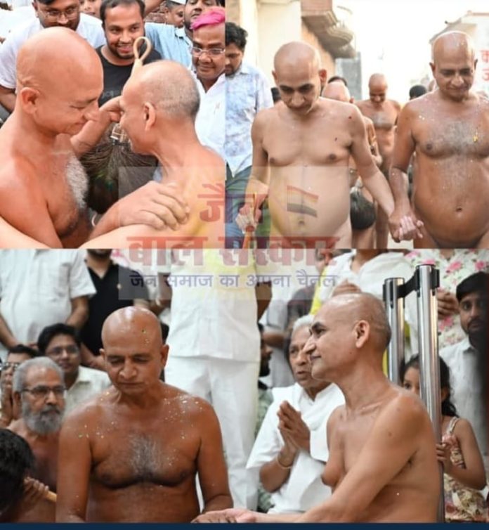 आचार्य आचार्य श्री विमर्श सागर जी महाराज एवं आचार्य श्री 108 प्रसन्न सागर जी महाराज का हुआ भव्य मिलन।