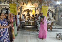 फागी कस्बे सहित परिक्षेत्र के जिनालयों में जैन धर्म के 14 वें  तीर्थंकर  अनन्तनाथ भगवान का मनाया गर्भ कल्याणक महोत्सव हर्षोल्ल्लास पूर्वक