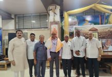 एडीजीपी जैन का हुब्बल्ली आगमन, संघ द्वारा किया गया सम्मान