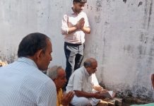 आचार्य धर्मसागर स्मारक गंभीरा पर नवीन ढुम का शिलान्यास हुआ