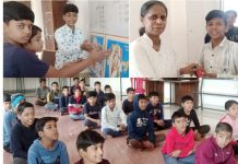 श्री नवागढ़ गुरुकुलम् में मनाया गया बाल दिवस