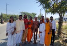 धर्म परायण नगरी मदनगंज किशनगढ़ में श्रुतसंवेगी महाश्रमण मुनि आदित्यसागर जी महाराज ससंघ का जयकारो के साथ हुआ भव्य मंगल प्रवेश