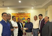 जयपुर शहर के गोपालपुरा बाईपास स्थित त्रिवेणी नगर दिगम्बर जैन मंदिर समिति के तत्वाधान में श्री दिगम्बर जैन औषधालय का हुआ उद्घाटन 