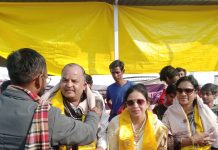 नीति आयोग की सदस्या ने जैन तीर्थ पर मनाई शादी की वर्षगांठ”