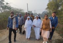 अग्रवाल बड़े जैन मंदिर में हुआ दो आर्यिका का भव्य मंगल प्रवेश