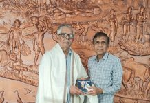 सीआईसीटी में डॉ. धींग ने डॉ. गोविंदराजन का सम्मान किया