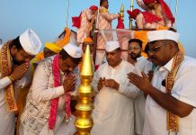 वेदी प्रतिष्ठा पर निकली विशाल जिनवाणी पालकी यात्रा