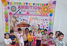 जयपुर शहर के एंबीशन किड्स में गुलाल होली एवं राष्ट्रीय विज्ञान दिवस का हुआ भव्य आयोजन