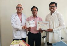 कोठिया देहदान प्रेरणा कार्यों के लिए सम्मानित: एनाटोमी विभाग डूंगरपुर मेडिकल कॉलेज द्वारा सम्मानित