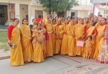 गणिनी आर्यिका रत्न स्वस्ति भूषण माता जी का भव्य मंगल प्रवेश के पाटन में हुआ द्वारा महावीर कुमार सरावगी नैनवा