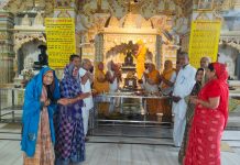 फागी कस्बे सहित परिक्षेत्र के जिनालयों में जैन धर्म के 20 वें तीर्थंकर मुनि सुव्रतनाथ भगवान का मनाया ज्ञान कल्याणक हर्षोउल्लास पूर्वक