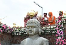 दर्शनगिरी क्षेत्र पर महामस्तका अभिषेक राजेश जैन दद्दू